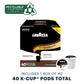 Lavazza Perfetto Coffee K-Cups for Keurig Brewer, 40 Count, Rich Coffee Flavor, Convenient Single-Serve Pods