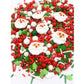 Santa Claus Sprinkles 7oz Candy Sugar Sprinkle Red and Green Sprinkles Cake Decorations Cupcake Toppers Cookie Decorating Ice Cr