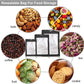 MEACOLIA 300 Pack Resealable Mylar Bags - Smell Proof Food Storage Pouches, Black, 3 Sizes (3x4.7, 4x6, 4
