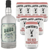 ChromaCast Dhos Handcrafted Non-Alcoholic Gin & Owen’s Mixers Set - 750 ML & 8.2 OZ Cans - Perfect for Mocktails