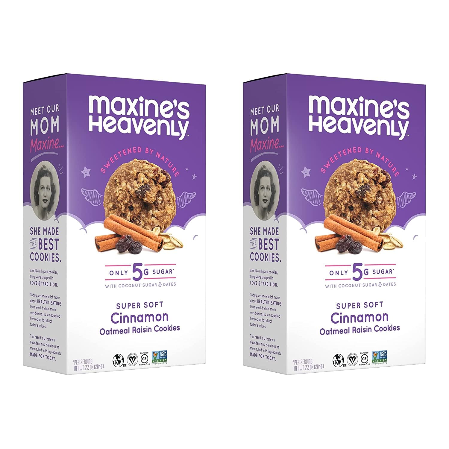 Maxine'S Heavenly Cinnamon Oatmeal Raisin Cookies | Gluten Free, Made With Oats, Sweetened With Coconut Sugar & Dates | Tasty Lo