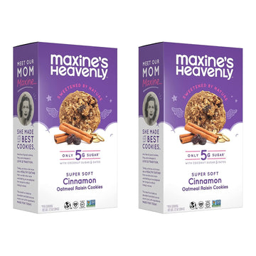 Maxine'S Heavenly Cinnamon Oatmeal Raisin Cookies | Gluten Free, Made With Oats, Sweetened With Coconut Sugar & Dates | Tasty Lo