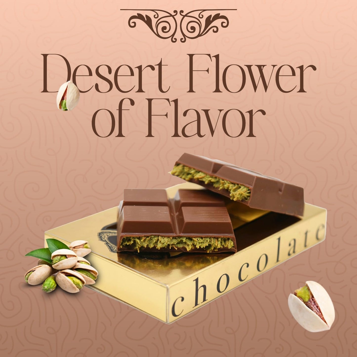 Hastel Viral Dubai Chocolate Pistachio Bars 7 Oz 200 G Smooth Taste Gift For Dessert Lovers Rich Kataifi Flavors Premium Texture