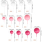Rssta i Mini Balloons Cake Toppers - 30 PCS Foam Balls for Baby Shower, Wedding, Kids Birthday - Red, Pink, White