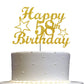 58 Birthday Cake Topper Gold Glitter, Party Decoration Ideas, Premium Quality, Sturdy Doubled Sided Glitter, Acrylic Stick. Made