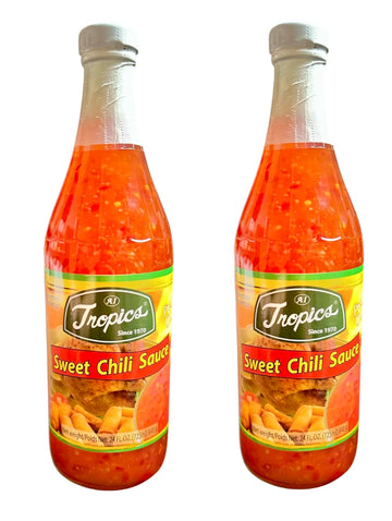 Aquanation Listing For Tropics Sweet Chili Sauce - Authentic Asian Dipping Sauce with Red Chili, Garlic & Vinegar - Perfect for 