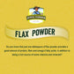 Jewel Farmer Flax Powder Enriched With Fiber Protein,Omega 3 & 6 Cholesterol Free Nutritious Pack Of Granulated Alasi, Teesi (25