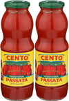 CENTO FOODS Crushed Passata Tomatoes, 24 OZ Pack of 2