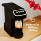 PeleCafe Coffee Machine - Compatible with Senseo Pods - Fast Brewing Single-Serve Coffee Maker with Rich Flavor Extraction  Crema Layer  Space-Saving Sleek Design  Barista-Quality Taste