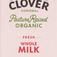 Clover Sonoma, Organic Whole Milk, Half Gallon, 64 oz