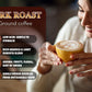 TARMO COFFEE Low Acid Arabica & Robusta Blend Ground Coffee, Dark Roast, High Caffeine, 12 Oz Bag