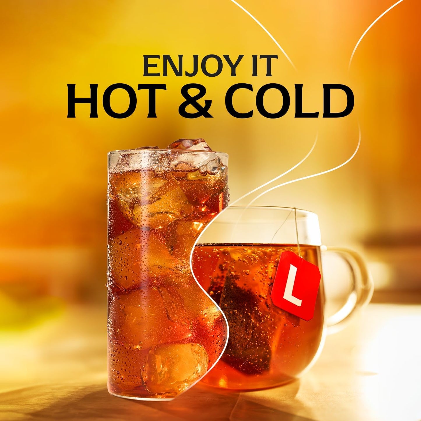 Lipton Decaf Black Tea Bags  Hot or Iced Tea  600 Total Bags (50ct - Pack of 12)