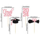 36 Pack 2024 Graduation Theme Cupcake Toppers Glitter Class Of 2024 Diploma Graduation Cap Cupcake Picks 2024 Graduation Theme P