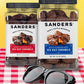 Sanders Dark Chocolate Sea Salt Caramels (32 Oz Tub) – Handcrafted Small Batch Slow Cooked Caramel, Sea Salt Dark Chocolate With Rich Indulgent Flavor, Sweet & Salty