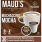 Maud's Chocolate Mocha Cappuccino Coffee Pods, 36ct - Mochaccino Mocha Flavor - Made with Gourmet Arabica Coffee, Recyclable Pod
