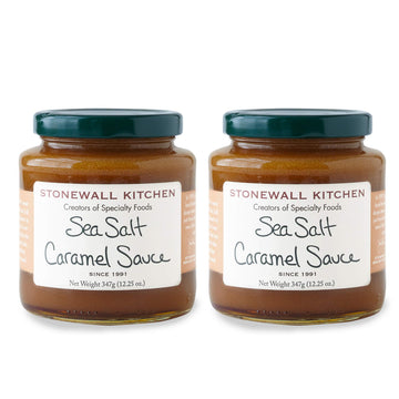 Stonewall Kitchen Sea Salt Caramel Sauce, 12.25 Ounce (Pack Of 2)