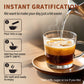Medium Roast Instant Coffee Packets 30 Count, Pddsqq Daily Coffee Single Serve Sticks Sugar Free, Arabica Black Coffee, 100% Ara
