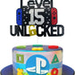 Happy 15Th Birthday Video Game Cake Topper Level 15 Unlocked Cake Topper For Kids Boys Girls 15-Years-Old Birthday Party Decorat