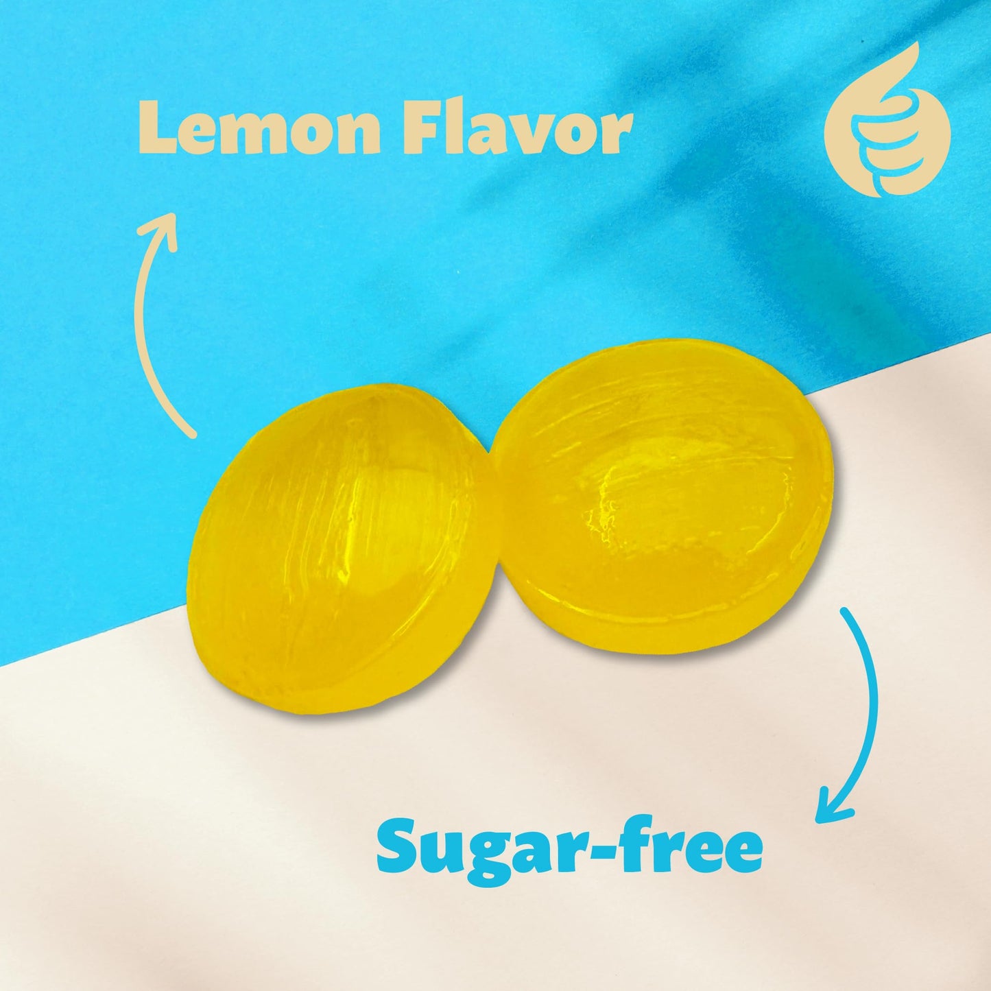 Sugar-Free Lemon Hard Candy, 1-Pound Pack