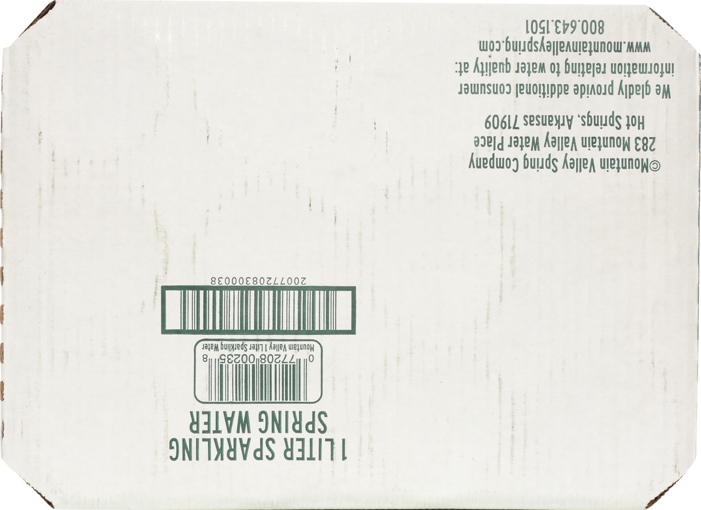 Mountain Valley Water Sparkling Water 12 Pack  33.8 Fl Oz