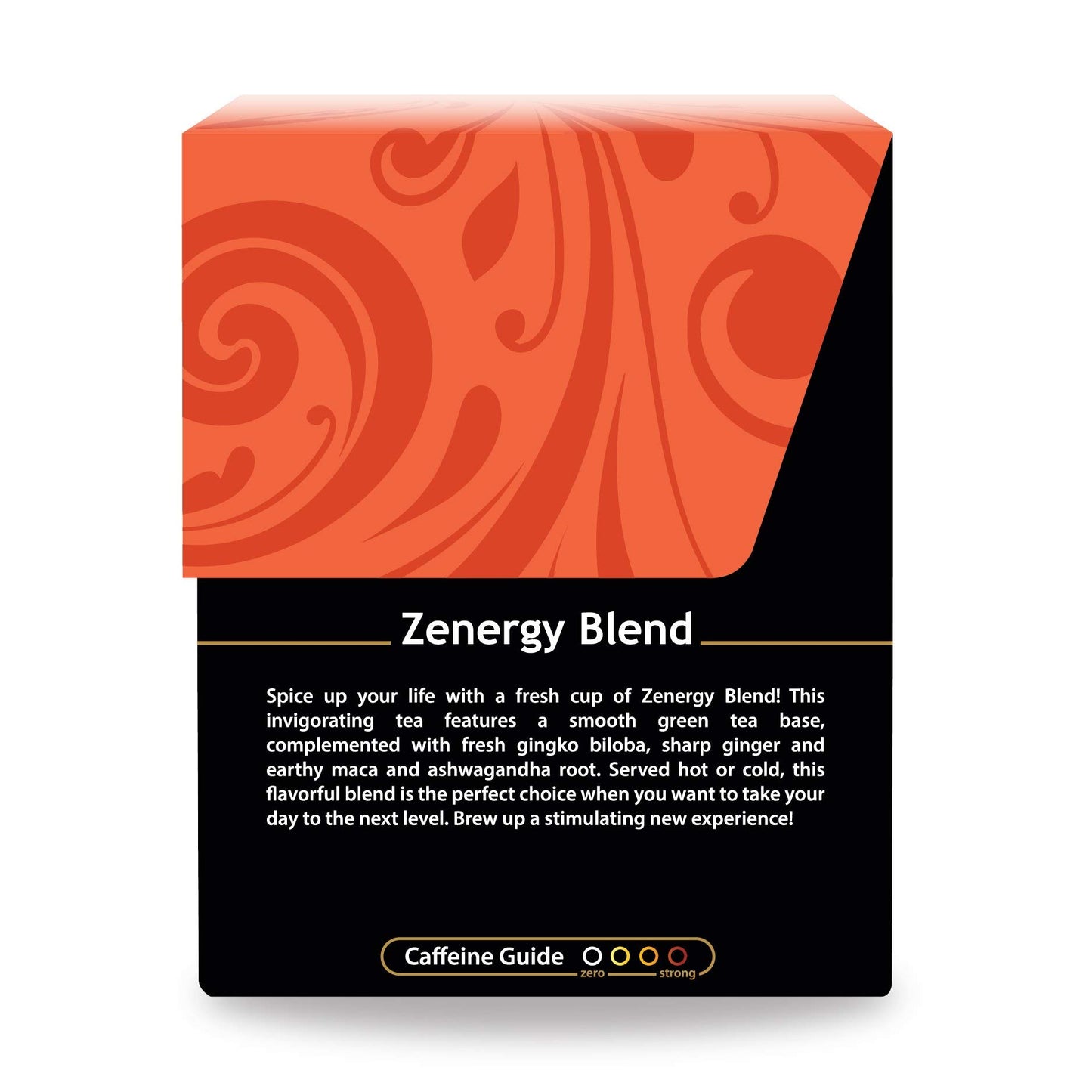 Buddha Teas Organic Zenergy Blend - 18 Bleach-Free Tea Bags - OU Kosher, USDA Organic, CCOF Organic