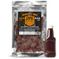 J&K Beef Jerky Whiskey BBQ Spicy Beef Jerky - 7oz Big Bag - Small Batch American Made Snack