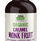 Now Foods, Organic Liquid Monk Fruit, Zero-Calorie Sweetener, Caramel, 1.8-Ounce