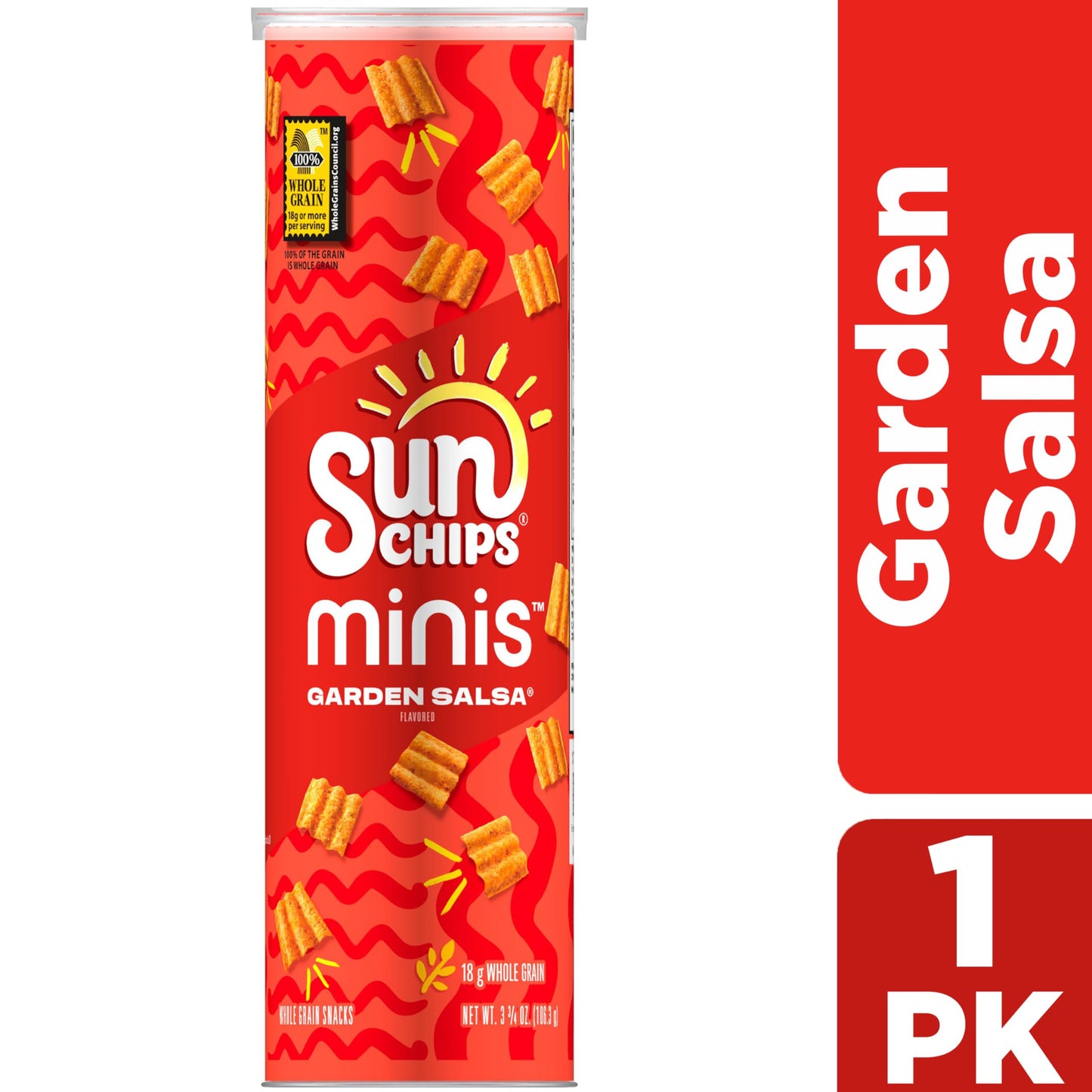 Frito Lay, Sunchips Minis Garden Salsa, 3.75 Ounce