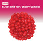 DOUzzle Back To School Cherry Sours Red Candy Balls, Chewy Candies (12oz, 1 Pack) Party Favor, Goodie Bag & Pinata Filler - Glut