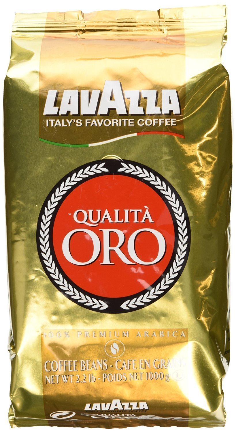 Lavazza Qualita Oro Whole Bean Coffee, 2 Pack, 35.27 Ounce