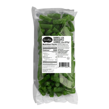 Darrell Lea Australian Licorice, Green Apple Twist Flavor, 30 Ounce Bulk Bag (1-Pack) | Non-GMO, No Palm Oil, No High Fructose C