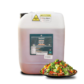 BLUE GREEN ORGANICS, Agave syrup, Agave, Gluten Free, Organic, Sweetener, coffees, pancakes or any baked good, Family-friendly, 
