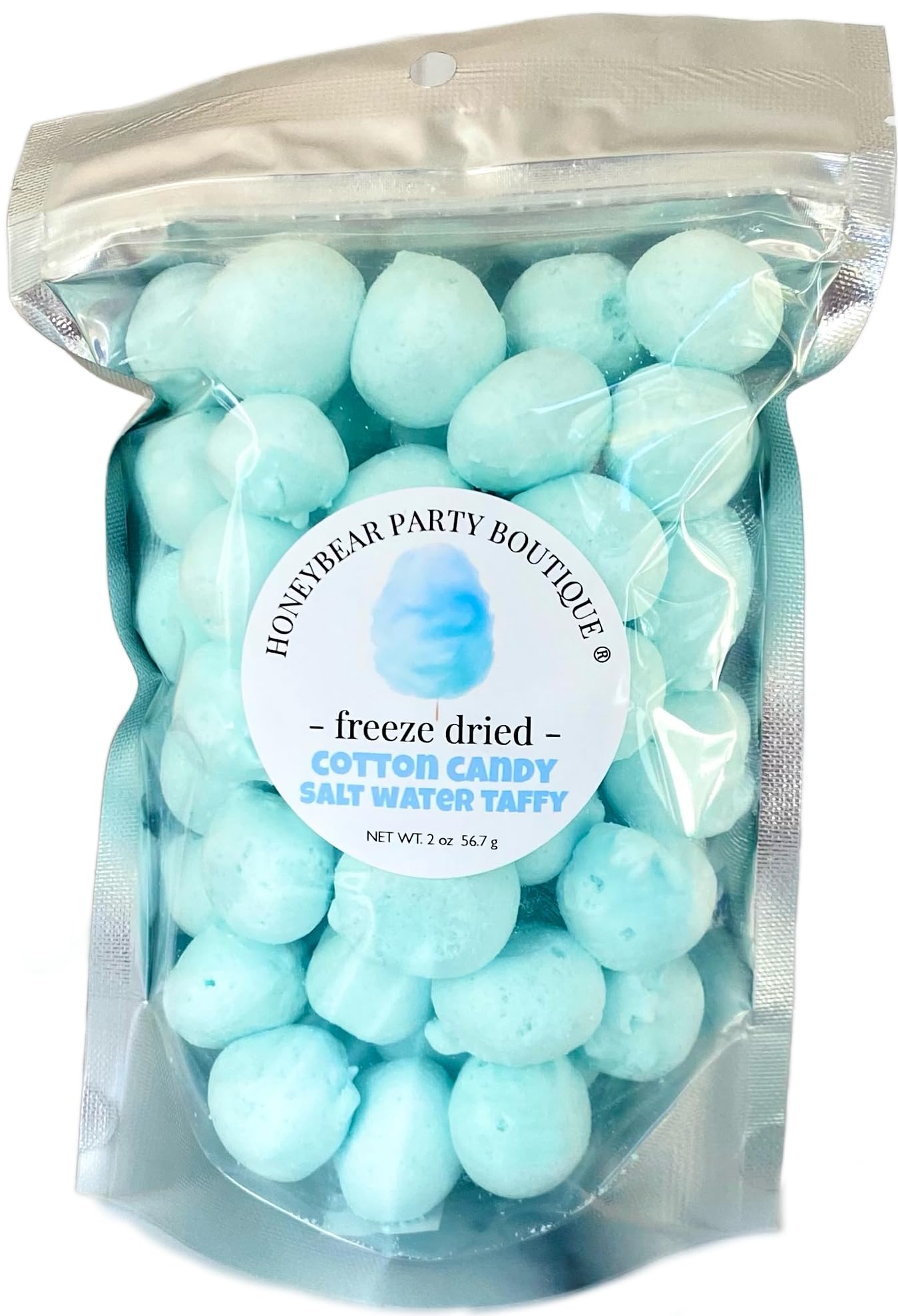 Freeze Dried Cotton Candy Taffy (2 oz bag)