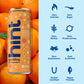 Hint Sparkling Water, Tangerine Flavor, Electrolytes, Zero Calories, 12 Fl Oz Cans, Pack of 12