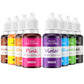 Food Coloring - Wayin 8 Colors Cake Food Coloring Liquid Vibrant Colors Edible Food Dye for Kids, Vegan Free Food Colors for Cak