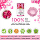 Organic Veda Edible Rose Petal Powder - Organic Rose Petal Powder For Cooking, Herbal Tea, Smoothies, Toppings - Natural Rose Pe