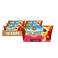 Del Monte Escapes Mixed Fruit Sangria  7 oz Cups  Pack of 6 (12 Cups)
