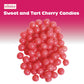 DOUzzle Back To School Cherry Sours Pink Candy Balls, Chewy Candies (11oz, 1 Pack) Party Favor, Goodie Bag & Pinata Filler - Glu