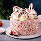 Fruidles Crushed Peppermint Candy Canes, Christmas Peppermint Flavor Toppings, Resealable Bag