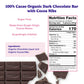 Pascha Organic Chocolate Bars, Gluten Free, Non GMO, 2.82 Oz, Pack of 10, Sugar Free Dark Keto 100% Cacao with Cocoa Nibs