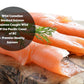 Jet Set Sam Smoked Salmon Sampler Gift Basket 2 lbs Gourmet Food Box Sockeye Candy Nuggets