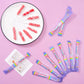 Twist Rainbow Lollipops,Individually Wrapped Bulk Unicorn,For Kid'S Birthday Party,12G Watermelon Flavor 22 Count