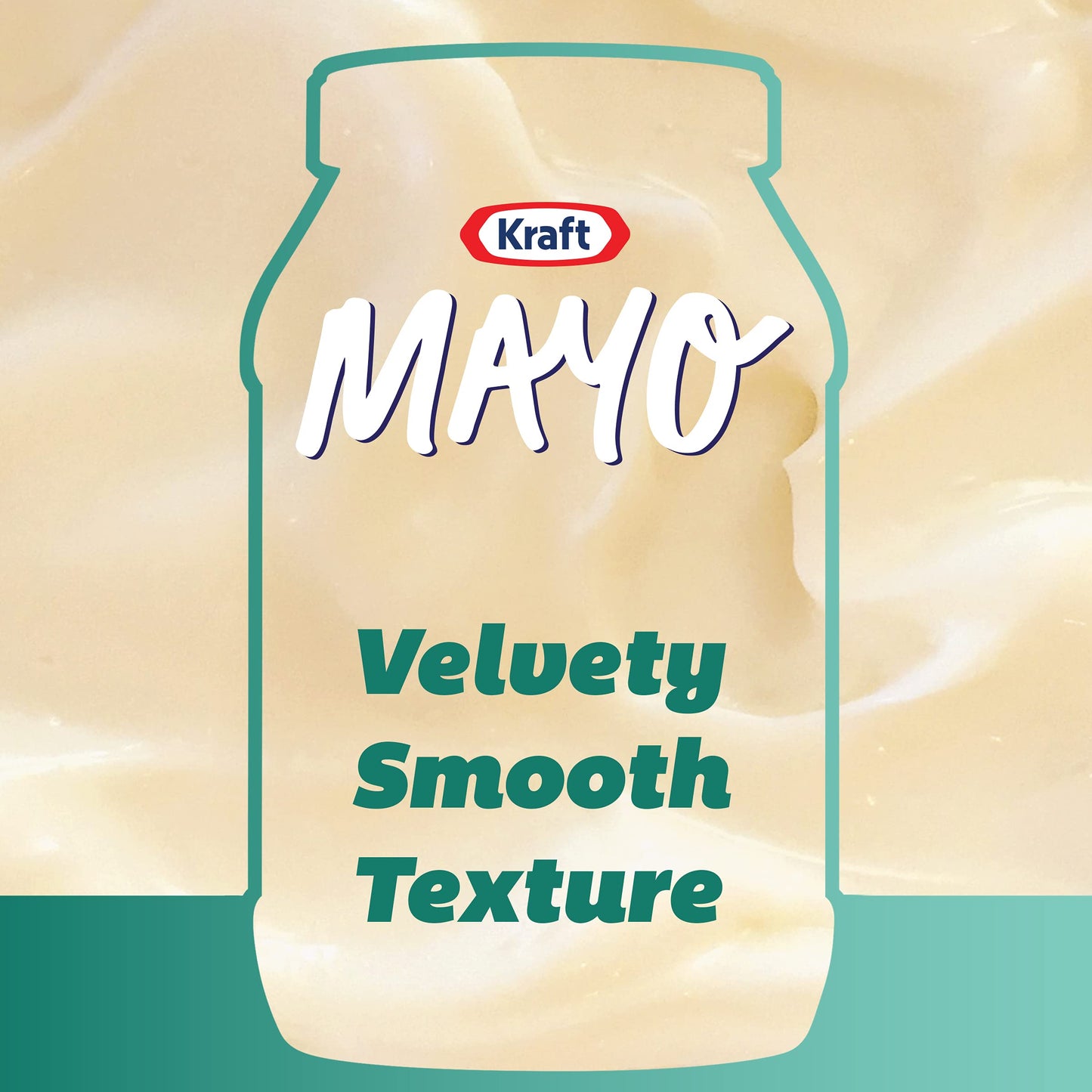 Kraft Real Mayo Creamy & Smooth Mayonnaise - Classic Spreadable Condiment For Sandwiches, Salads And Dips, Made With Cage-Free E