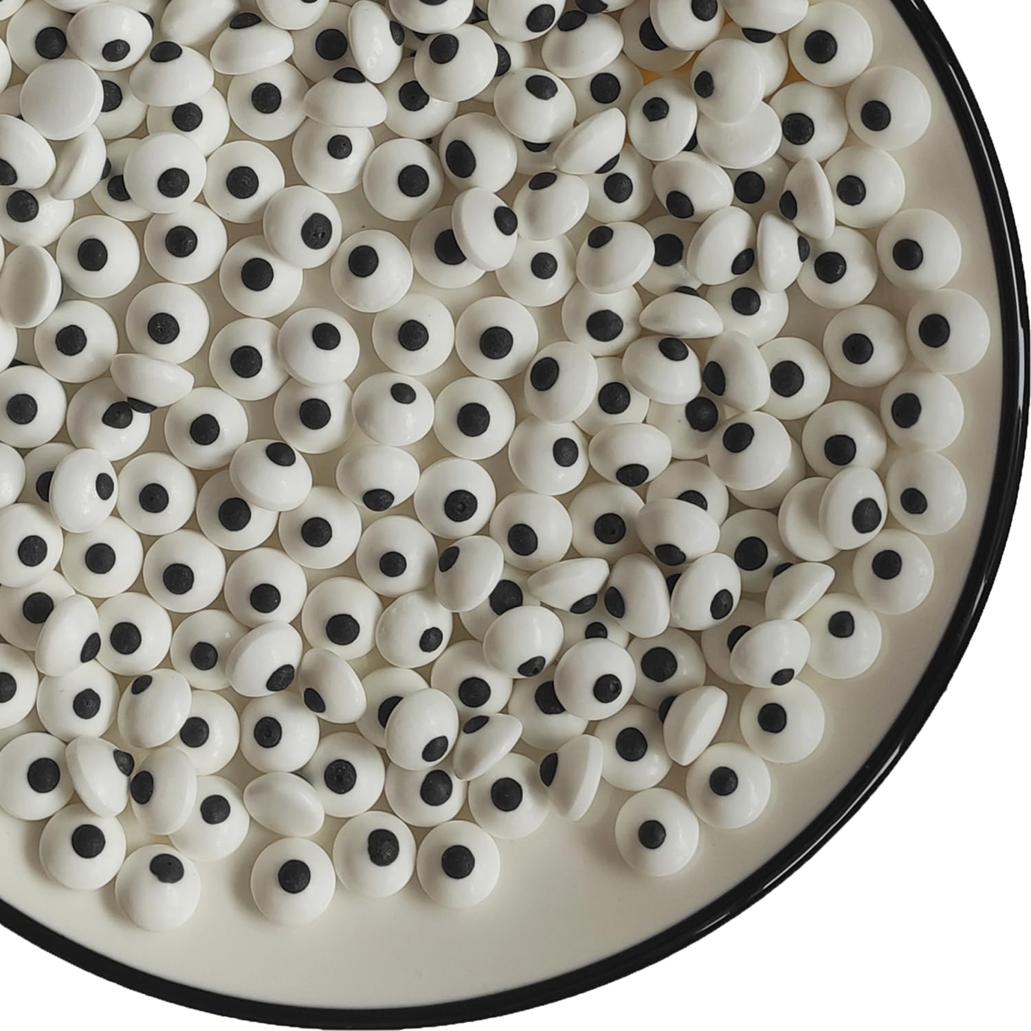 Edible 1cm Small Candy Eyes Halloween Sprinkles Cake Cupcake Toppers Cookie Decorations Dessert Sprinkle Eyeballs Sugar Sprinkle