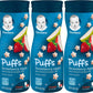 Gerber Snacks For Baby Grain & Grow Puffs, Strawberry Apple, 1.48 Oz (Pack Of 3)