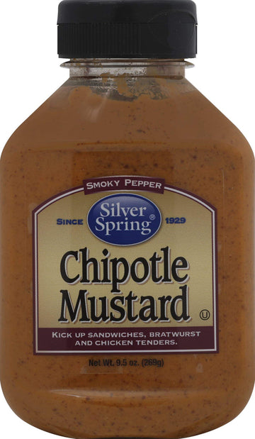 Silver Springs Mustard, Chipotle, 9.5 oz