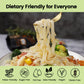 Hethstia Konjac Noodles, 10 Packs Shirataki Noodle Fettuccine Shape Pasta - Keto, Vegan, Gluten Free, Low Carb, Sugar-Free, Low-
