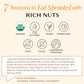 RICH NUTS Crunchy Curry Sprouted Cashews, Vegan, Paleo, Keto, Non-Roasted, 5 Oz Bag (2 Pack)