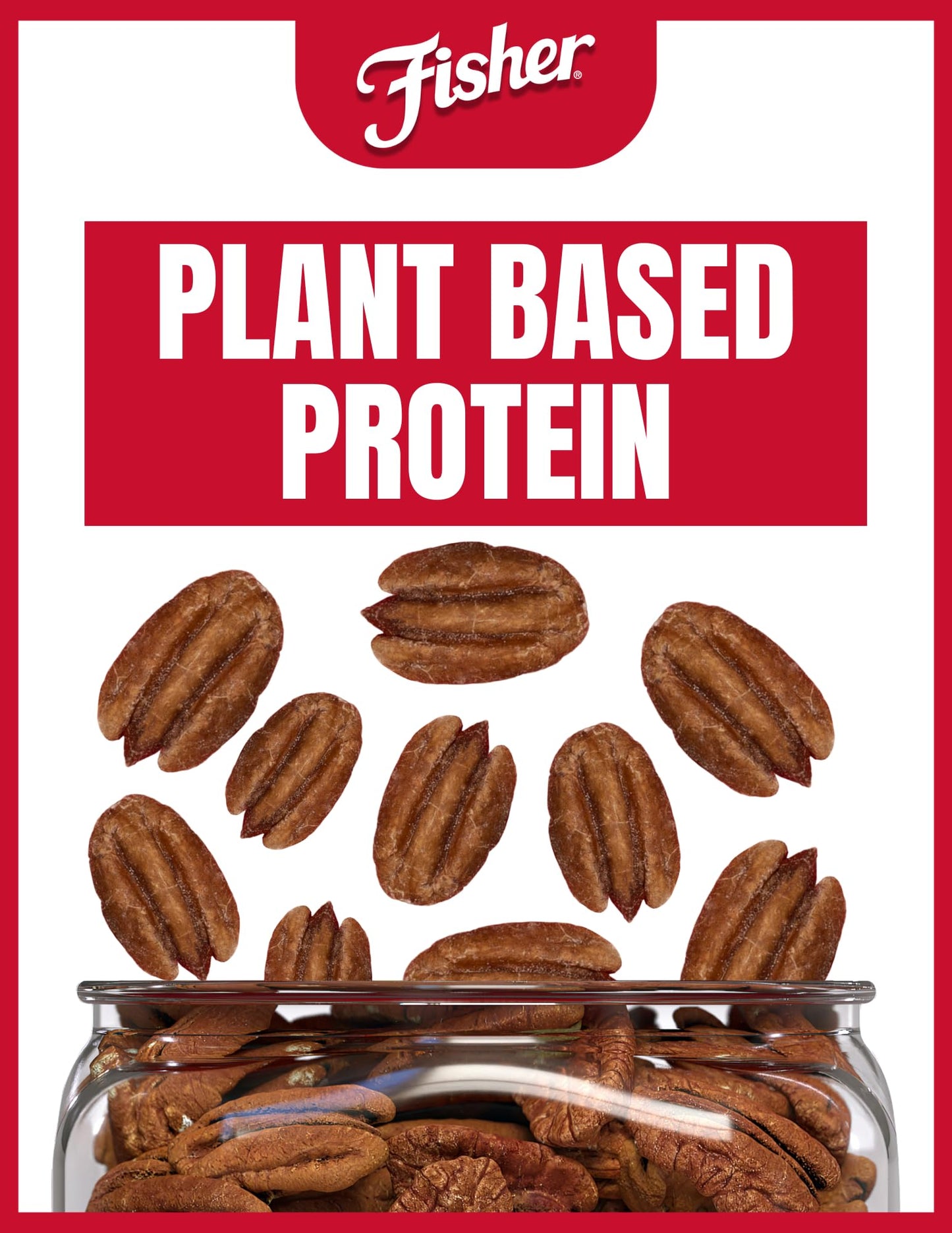 Fisher M th Pecans, Roasted & Salted, Gluten Free, Vegan, 17 Ounces