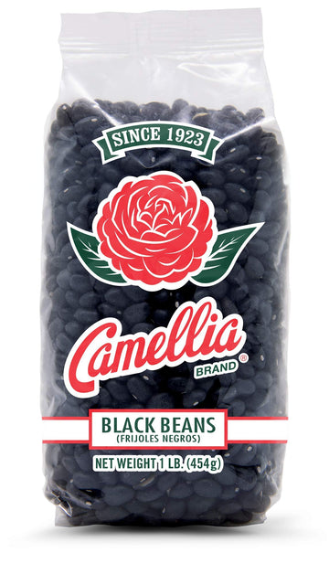 Camellia Brand Dried Black Beans 1 Pound (Pack Of 12)
